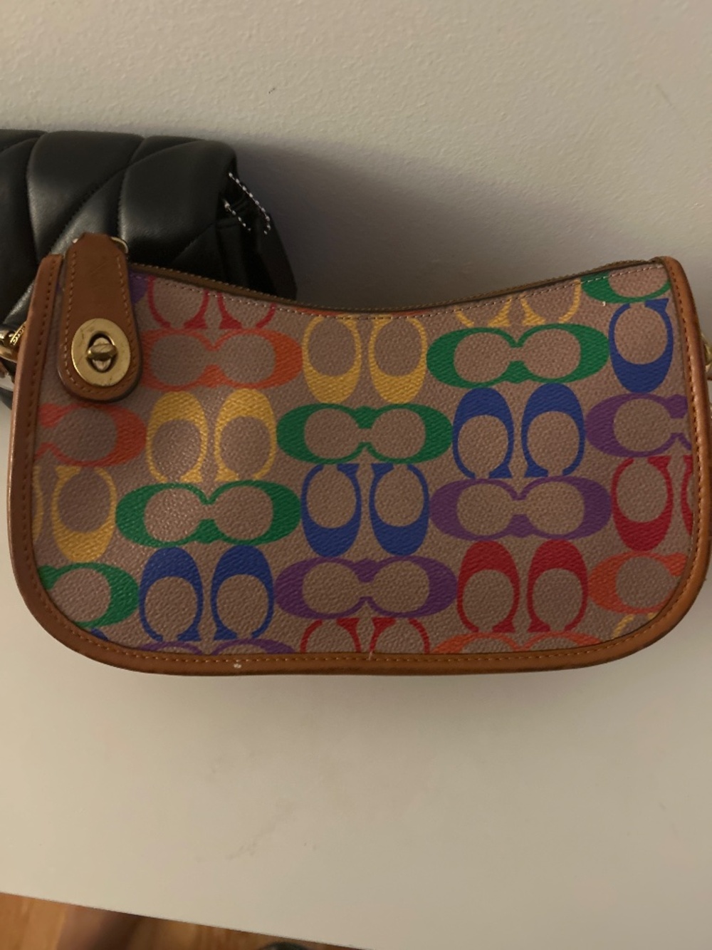 Coach Rainbow Signature Purse - Picture 2 of 3
